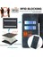 Samsung Galaxy M15 5g Folio Flip Case Rfıd Engelleme Kart Tutucu Telefon Kapağı-Siyah (Yurt Dışından) 5