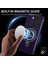 Samsung Galaxy S22+5G Kickstand Kapak Pc+Tpu Telefon Kılıfı Magsafe-Mor ile Uyumlu (Yurt Dışından) 5