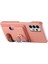 Samsung Galaxy A32 4g (Ab Versiyonu) Halkalı Kickstand Kılıf Kart Tutucu Telefon Kapağı-Pembe (Yurt Dışından) 3