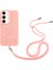 Samsung Galaxy A55 5g Kılıf Için Kickstand Manyetik Tpu Telefon Kapağı Kordonlu Isı Dağıtımı-Pembe (Yurt Dışından) 2