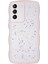 Samsung Galaxy S21 Fe 5g Kılıf Dalga Çerçeve Kıvırcık Şekil Tpu Epoksi Telefon Kapağı-Şeffaf Pembe (Yurt Dışından) 1