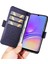Samsung Galaxy A05 4g Kılıf Pu Deri Folyo Katlanır Stand Kitap Tarzı Telefon Kapağı-Safir (Yurt Dışından) 4