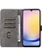 Samsung Galaxy F15 5g Kılıf Pu Deri Rfıd Engelleme Manyetik Toka Cüzdan Telefon Kapağı-Siyah (Yurt Dışından) 2