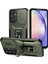 Samsung Galaxy A55 5g Kılıf Için Tpu+Pc Kamera Lens Koruma Kickstand Telefon Kapağı-Yeşil (Yurt Dışından) 1