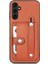Samsung Galaxy A24 4G(162,1 x 77,6 x 8,3mm) Kasa Kart Yuvası Kickstand Telefon Kapağı-Kahverengi (Yurt Dışından) 1