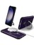 Samsung Galaxy S23 Fe Pc+Tpu Kılıf Darbeye Dayanıklı Kickstand Telefon Kılıfı Magsafe-Mor ile Uyumlu (Yurt Dışından) 1