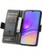 Samsung Galaxy A05 4g Deri Kılıf Rfıd Engelleme Cüzdan Telefon Kapağı-Siyah (Yurt Dışından) 3