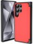 Samsung Galaxy S22 Ultra 5g Kılıf Gizli Kart Yuvası Tpu+Pc Telefon Kapağı-Kırmızı (Yurt Dışından) 1