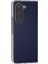 Samsung Galaxy Z Fold5 5g Kılıf Şeffaf Mat Kenar Deri+Pc Katlanır Telefon Kapağı-Koyu Mavi (Yurt Dışından) 2