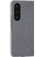 Samsung Galaxy Z Fold5 5g Kılıf Çizilmeye Dayanıklı Taşlı Doku Deri + Pc Telefon Kapağı-Gri (Yurt Dışından) 2