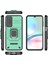 Samsung Galaxy A15 4G/A15 5g Koruyucu Kılıf Slayt Lens Kapağı Pc+Tpu Telefon Kabuk-Yeşil (Yurt Dışından) 4
