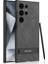 Samsung Galaxy S24 Ultra Mat Kılıf Için Kickstand Sert Pc Ince Telefon Kılıfları -Gri (Yurt Dışından) 1