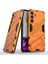 Samsung Galaxy M55 5g Kılıf Kickstand Koruyucu Pc+Tpu Telefon Kapağı-Turuncu (Yurt Dışından) 2