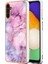 Samsung Galaxy A35 5g Tpu Kılıf Imd Mermer Desenli 2.0mm Telefon Kapağı-Gül (Yurt Dışından) 1