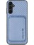 Samsung Galaxy A35 5g Kılıf Manyetik Çıkarılabilir Kart Yuvaları Deri Kaplamalı Tpu Telefon Kapağı-Mavi (Yurt Dışından) 1