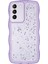 Samsung Galaxy S22 5g Tpu Kılıf Darbeye Dayanıklı Epoksi Telefon Kapağı Dalgalı Kenar-Şeffaf Mor (Yurt Dışından) 1