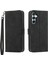 Samsung Galaxy M15 5g Kılıfları Baskılı Kart Tutucu Kabuk-Siyah Için Flip Stand Kapağı (Yurt Dışından) 1