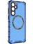 Samsung Galaxy S23 Fe Kılıf Petek Manyetik Halka Tpu+Pc Telefon Kapağı-Mavi (Yurt Dışından) 3