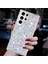 Samsung Galaxy S24 Ultra Darbeye Dayanıklı Kapak Sparkle Epoksi Tpu Telefon Kılıfı-Beyaz (Yurt Dışından) 4