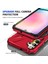 Samsung Galaxy A05 4g Kılıf Tpu+Pc Halkalı Manyetik Telefon Kılıfı Kickstand-Kırmızı (Yurt Dışından) 5