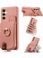 Samsung Galaxy A25 5G(GLOBAL)(161.0 x 76.5 x 8.3mm)Kılıf Fermuar Halkası Kickstand Düşme Önleyici Telefon Kapağı-Pembe (Yurt Dışından) 1