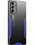 Samsung Galaxy M55 5g Kılıf Alüminyum Alaşımlı+Pc+Tpu Askeri Düşmeye Lı Telefon Kapağı-Mavi (Yurt Dışından) 1
