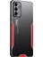 Samsung Galaxy M55 5g Kılıf Alüminyum Alaşımlı+Pc+Tpu Askeri Düşmeye Lı Telefon Kapağı-Kırmızı (Yurt Dışından) 1