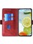 Samsung Galaxy M15 5g Telefon Kapağı Ekleme Renkli Deri Kapak Standı Cüzdan Telefon Kapağı-Siyah + Kırmızı (Yurt Dışından) 3