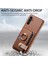 Samsung Galaxy A24 4G(162.1 x 77.6 x 8.3mm) Kılıf Kart Tutucu Telefon Kılıfı Halkalı Kickstand-Kahverengi (Yurt Dışından) 5