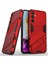 Samsung Galaxy M15 5g Kılıf Pc+Tpu Katlanır Destek Standlı Düşmeye Dayanıklı Telefon Kılıfı-Kırmızı (Yurt Dışından) 5