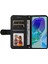 Samsung Galaxy M55 5g Cüzdan Kılıf Pu Deri Şok Emici Telefon Kapağı-Siyah (Yurt Dışından) 2