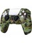 Ps5 Dualsense Uyumlu Joystick Koruyucu Silikon Kılıf Yeşil Kamuflaj 1