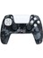 Ps5 Dualsense Uyumlu Joystick Koruyucu Silikon Kılıf Kamuflaj Siyah-Gri 1