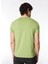 Düz Yaka Baskılı Yeşil Erkek T-Shirt 24EU1M0F014P400_T-SHIRT 5