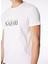 Düz Yaka Baskılı Beyaz Erkek T-Shirt 24EU1M0F014P400_T-SHIRT 4