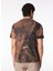 Bisiklet Yaka Baskılı Çok Renkli Erkek T-Shirt 24EU1M0F01B6324_T-SHIRT 5
