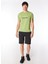 Düz Yaka Baskılı Yeşil Erkek T-Shirt 24EU1M0F014P400_T-SHIRT 2
