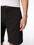 Normal Siyah Erkek Şort 24EU1M0D011P113_WOVEN Knee Pant 4