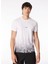 Bisiklet Yaka Desenli Beyaz Erkek T-Shirt 24EU1P0F0196324_T-SHIRT 2