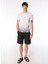Bisiklet Yaka Desenli Beyaz Erkek T-Shirt 24EU1P0F0196324_T-SHIRT 3
