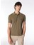Düz Kahve Erkek Polo T-Shirt 24EU1P0F101P420_POLO T-Shirt 1