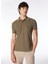 Düz Kahve Erkek Polo T-Shirt 24EU1P0F101P420_POLO T-Shirt 3