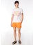 Bisiklet Yaka Baskılı Beyaz Erkek T-Shirt 24EU1M0F01AP400_T-SHIRT 3