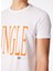 Bisiklet Yaka Baskılı Beyaz Erkek T-Shirt 24EU1M0F01AP400_T-SHIRT 4