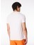 Bisiklet Yaka Baskılı Beyaz Erkek T-Shirt 24EU1M0F01AP400_T-SHIRT 5