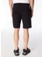 Siyah Erkek Sweat Şort 8NPS02PJ05Z 5