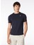 Bisiklet Yaka Mavi Erkek T-Shirt K4125EW_ODOM Letıtraın 1