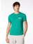 Bisiklet Yaka Baskılı Yeşil Erkek T-Shirt 24EU1P0F013P400_T-SHIRT 2