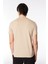 Bisiklet Yaka Düz Bej Erkek T-Shirt 24EU1M0F01JP400_T-SHIRT 5