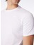 Bisiklet Yaka Beyaz Erkek T-Shirt K4125EW_ODOM Letıtraın 4